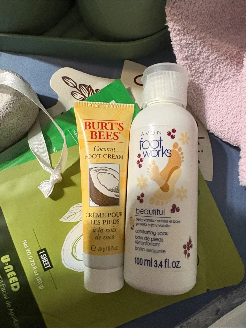 Happy Day Floral Gift Bag with Assorted Self-Care Items
